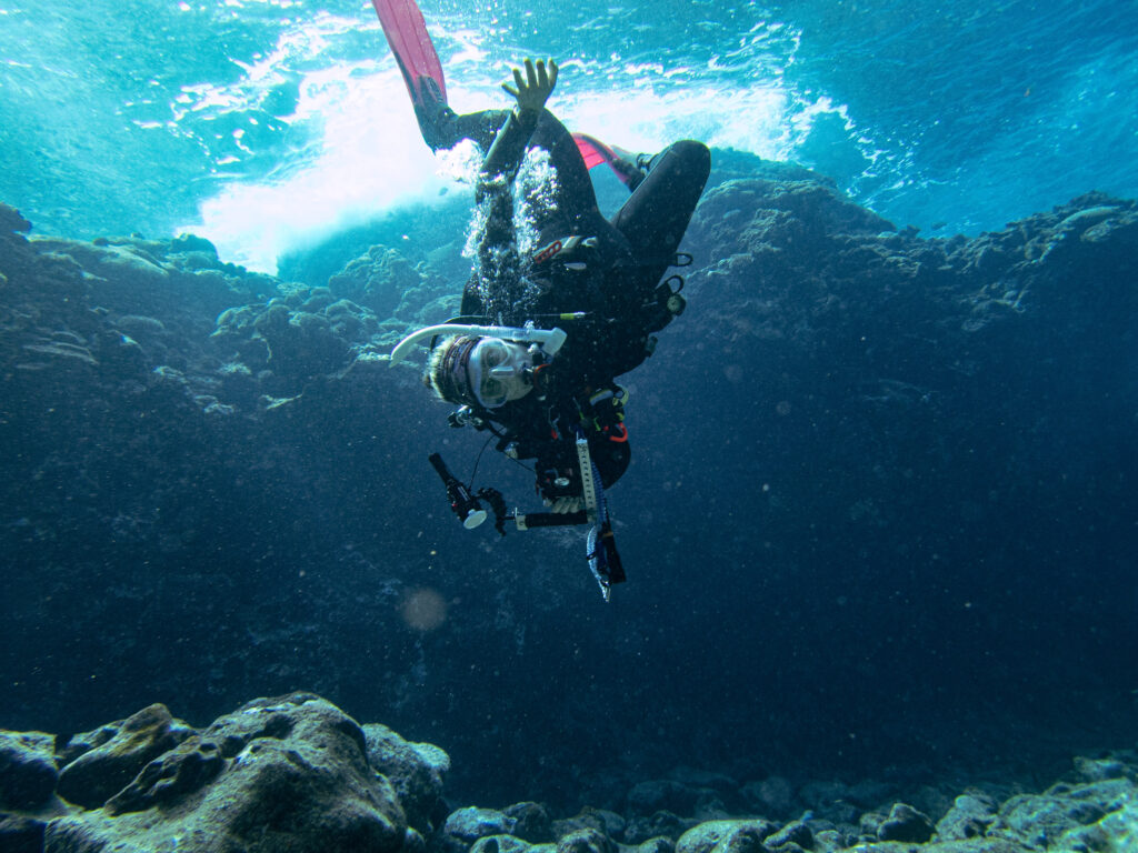 Fran, clowning around - Niue