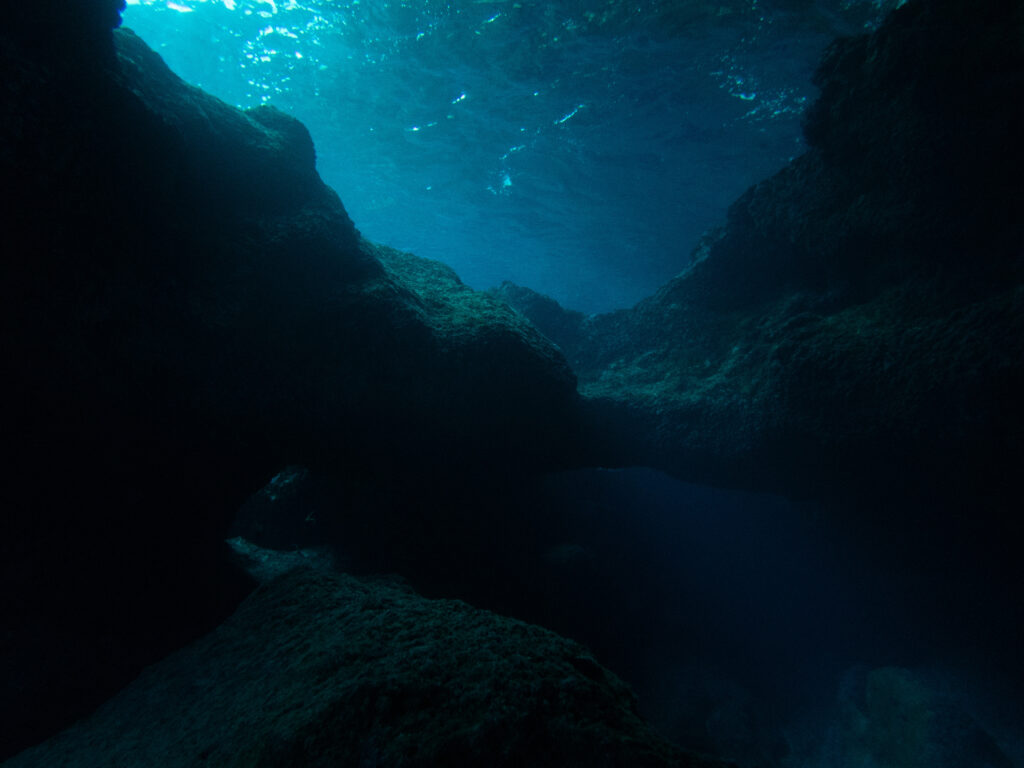 Moody underwater seascape - Niue